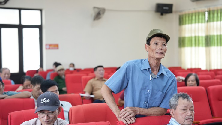 Phổ biến kế hoạch, tiến độ, chính sách bồi thường, hỗ trợ, tái định cư dự án xây dựng mới trường Tiểu học Dương Liễu A - Ảnh 3.