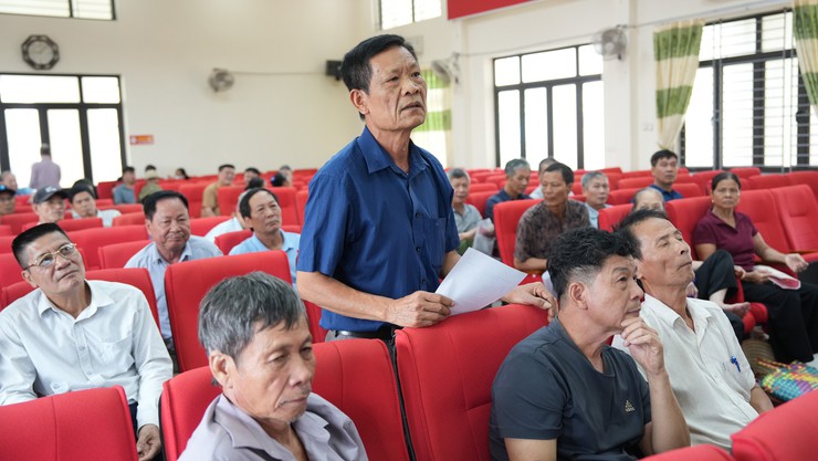 Phổ biến kế hoạch, tiến độ, chính sách bồi thường, hỗ trợ, tái định cư dự án xây dựng mới trường Tiểu học Dương Liễu A - Ảnh 4.