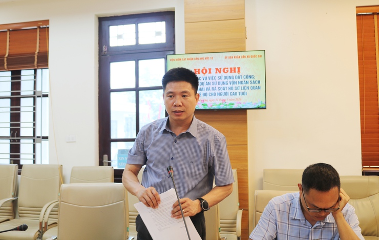 Quốc Oai phối hợp rà soát việc thực hiện chính sách đối với người cao tuổi và công tác quản lý đất công, dự án đầu tư công- Ảnh 6.