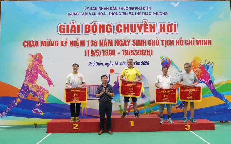  Giải thi đấu Bóng chuyền hơi phường Phú Diễn năm 2026- Ảnh 2.