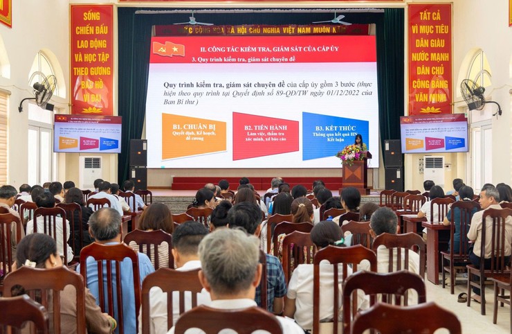 Ứng Thiên tăng cường nâng cao nghiệp vụ công tác kiểm tra, giám sát và kỷ luật của Đảng- Ảnh 6.