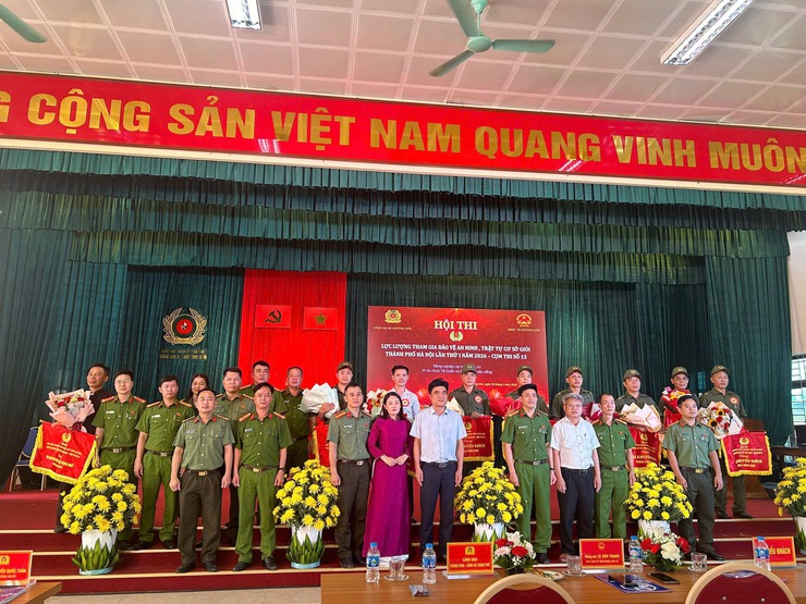 Xã Ứng Thiên tham gia Hội thi “Lực lượng tham gia bảo vệ an ninh, trật tự ở cơ sở giỏi” lần thứ I năm 2026- Ảnh 1.