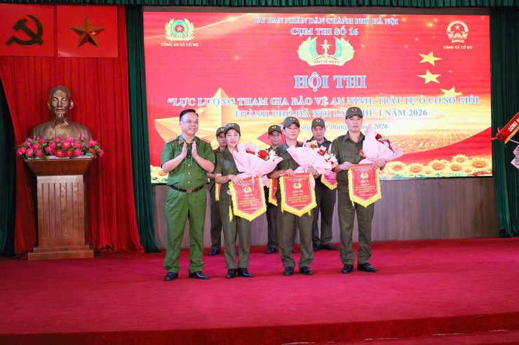 Cụm thi số 16 TP Hà Nội tổ chức Hội thi "Lực lượng tham gia bảo vệ ANTT ở cơ sở giỏi" lần thứ nhất năm 2026- Ảnh 5.