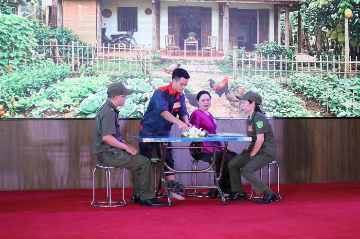 Cụm thi số 16 TP Hà Nội tổ chức Hội thi "Lực lượng tham gia bảo vệ ANTT ở cơ sở giỏi" lần thứ nhất năm 2026- Ảnh 3.