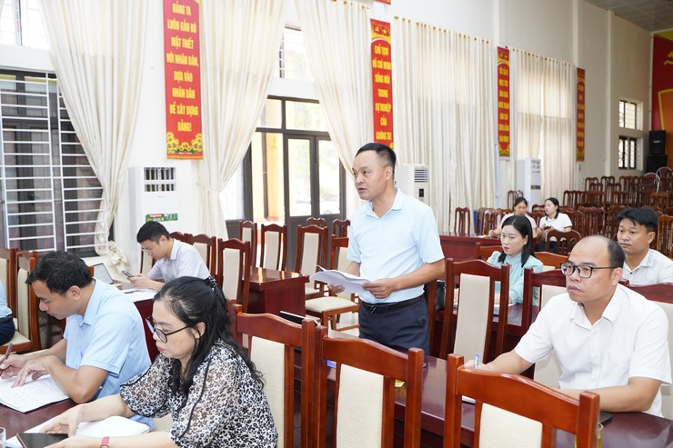 Hội nghị liên tịch thống nhất nội dung kỳ họp thứ 2 – kỳ họp thường lệ giữa năm 2026 HĐND xã- Ảnh 3.