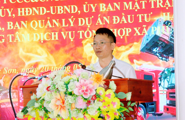 Hội nghị tuyên truyền, huấn luyện nghiệp vụ phòng cháy, chữa cháy và cứu nạn, cứu hộ trên địa bàn xã Phúc Sơn năm 2026.- Ảnh 2.
