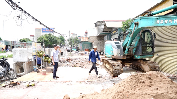 Xã Thanh Oai đẩy nhanh tiến độ giải phóng mặt bằng Dự án cải tạo, nâng cấp, mở rộng Quốc lộ 21B- Ảnh 1.