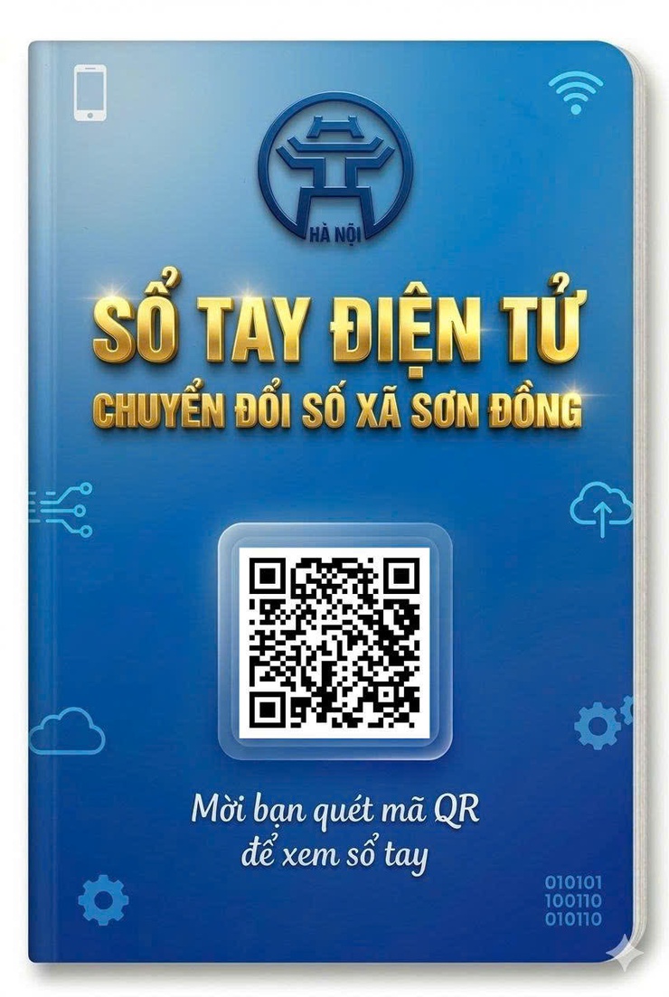 Xã Sơn Đồng ra mắt "Sổ tay điện tử chuyển đổi số" - hỗ trợ người dân tiếp cận kiến thức và tiện ích số- Ảnh 2.