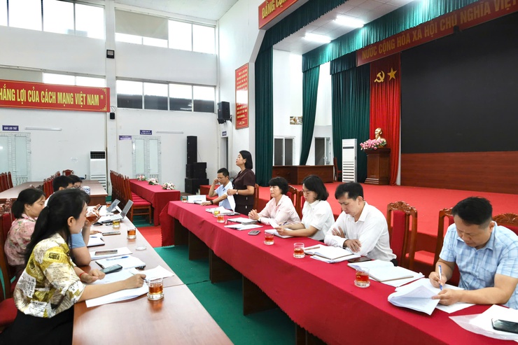 HĐND phường Tùng Thiện khảo sát, giám sát việc chỉ đạo và triển khai xử lý " 5 điểm nghẽn " trên địa bàn - Ảnh 9.