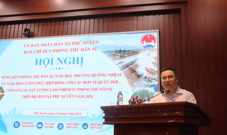 Hội nghị tổng kết công tác phòng thủ dân sự năm 2025, triển khai nhiệm vụ năm 2026- Ảnh 1.