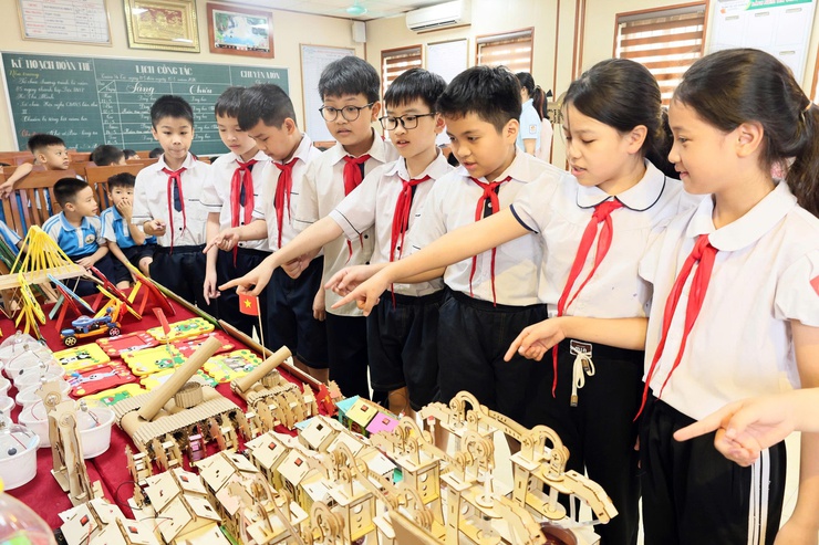 Ngày hội STEM tại Trường Tiểu học Quảng Bị- Ảnh 1.
