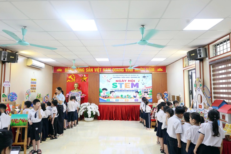 Ngày hội STEM tại Trường Tiểu học Quảng Bị- Ảnh 4.