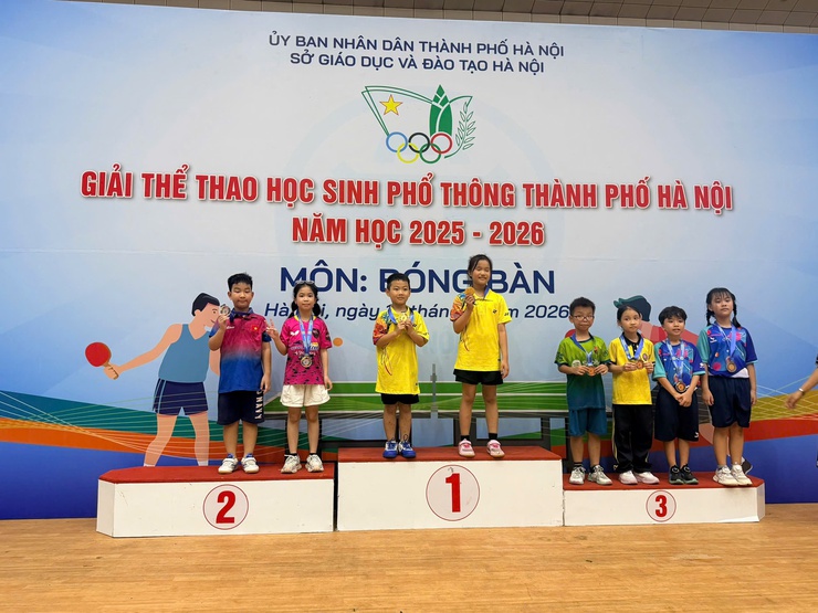 Phường Từ Liêm đạt nhiều thành tích nổi bật tại Giải thể thao học sinh phổ thông Thành phố Hà Nội năm học 2025-2026 - Ảnh 7.