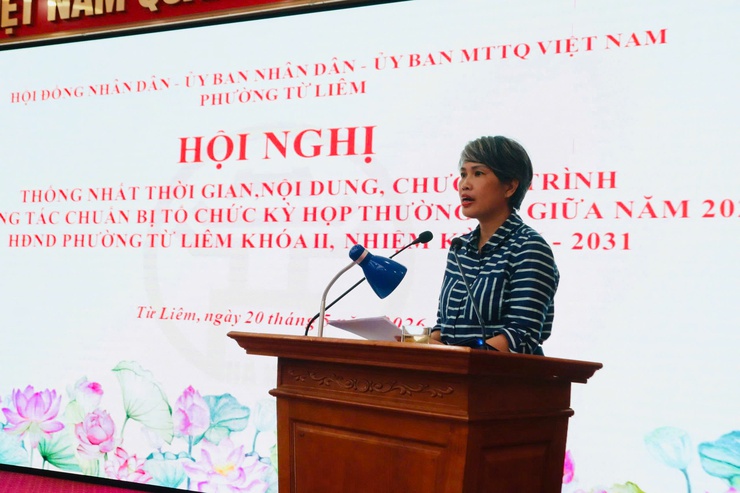 Hội nghị ký kết Quy chế phối hợp công tác giữa HĐND - UBND - Ủy ban MTTQ Việt Nam phường Từ Liêm, nhiệm kỳ 2026 - 2031- Ảnh 4.
