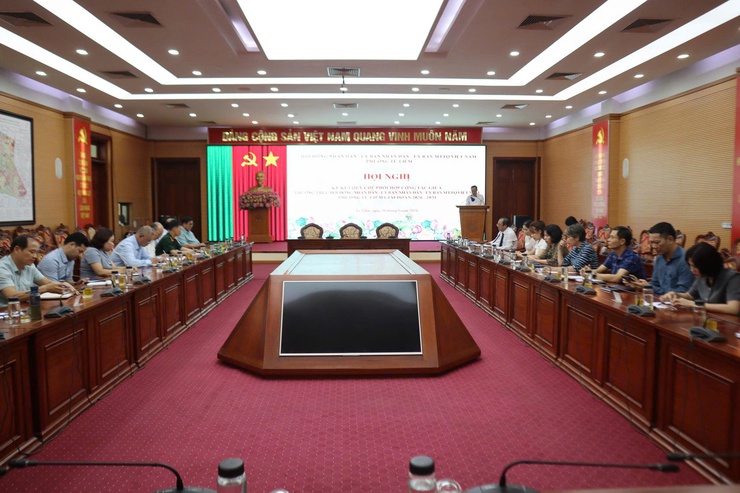 Hội nghị ký kết Quy chế phối hợp công tác giữa HĐND - UBND - Ủy ban MTTQ Việt Nam phường Từ Liêm, nhiệm kỳ 2026 - 2031- Ảnh 1.