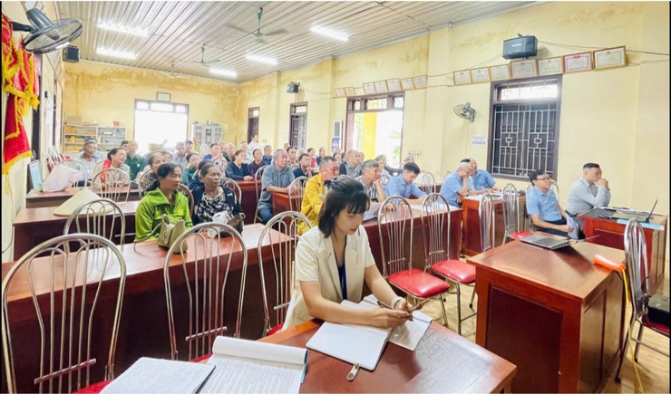 SÓC SƠN: CÔNG KHAI ĐỒ ÁN QUY HOẠCH CHI TIẾT DỰ ÁN CHỈNH TRANG KHUÔN VIÊN CÂY XANH THÔN CỘNG HOÀ- Ảnh 1.