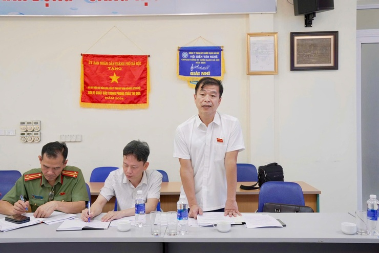 Ban Văn hóa – Xã hội HĐND xã Thiên Lộc khảo sát việc thực hiện Đề án bảo vệ Quốc phòng - An ninh tại Nhà máy nước Bắc Thăng Long- Ảnh 14.