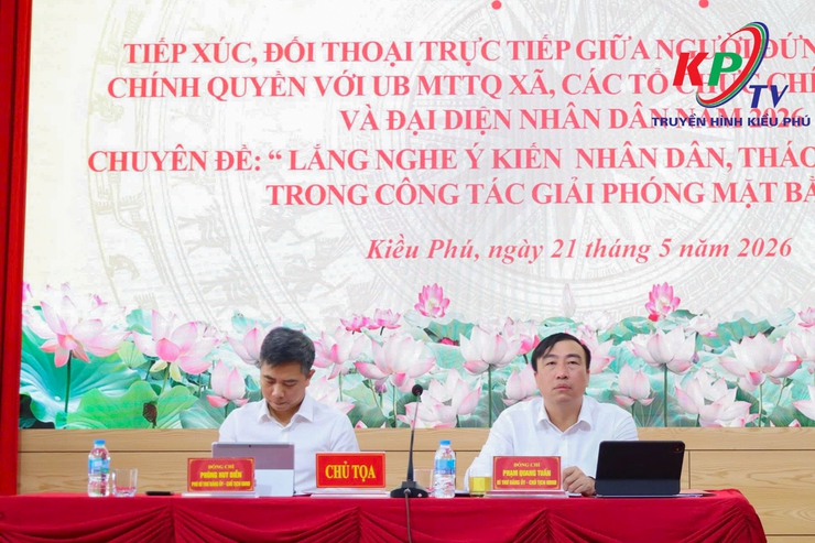 Kiều Phú; Tổ chức Hội nghị tiếp xúc, đối thoại trực tiếp giữa người đứng đầu cấp ủy, chính quyền với MTTQ, các tổ chức chính trị - xã hội và Nhân dân năm 2026.- Ảnh 3.