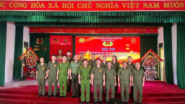Công an xã Bất Bạt đạt giải ba tại Hội thi "Lực lượng tham gia bảo vệ ANTT ở cơ sở giỏi" lần thứ nhất năm 2026- Ảnh 1.
