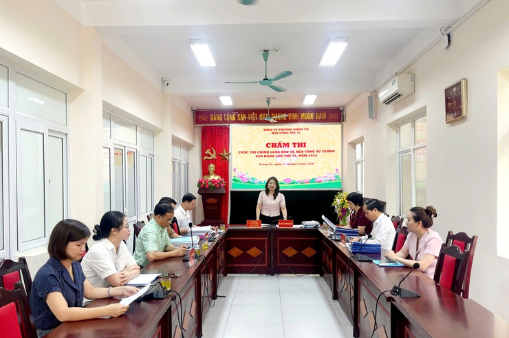 Tổ chức chấm thi Cuộc thi chính luận về bảo vệ nền tảng tư tưởng của Đảng lần thứ sáu, năm 2026
- Ảnh 1.