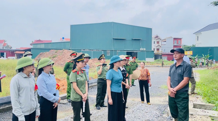 Phúc Thọ cưỡng thực hiện quyết định thu hồi đất phục vụ công tác GPMB Dự án xây dựng HTKT đấu giá đất khu Trường Yên (giai đoạn 2)- Ảnh 4.