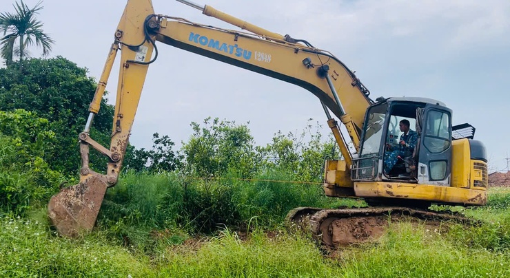 Phúc Thọ cưỡng thực hiện quyết định thu hồi đất phục vụ công tác GPMB Dự án xây dựng HTKT đấu giá đất khu Trường Yên (giai đoạn 2)- Ảnh 5.