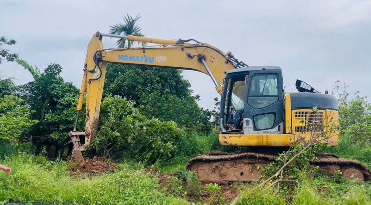 Phúc Thọ cưỡng thực hiện quyết định thu hồi đất phục vụ công tác GPMB Dự án xây dựng HTKT đấu giá đất khu Trường Yên (giai đoạn 2)- Ảnh 7.