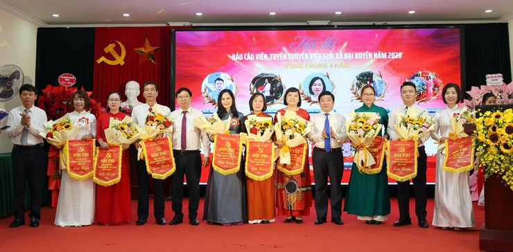 Xã Đại Xuyên: Sôi nổi Hội thi Báo cáo viên, tuyên truyền viên giỏi năm 2026- Ảnh 4.