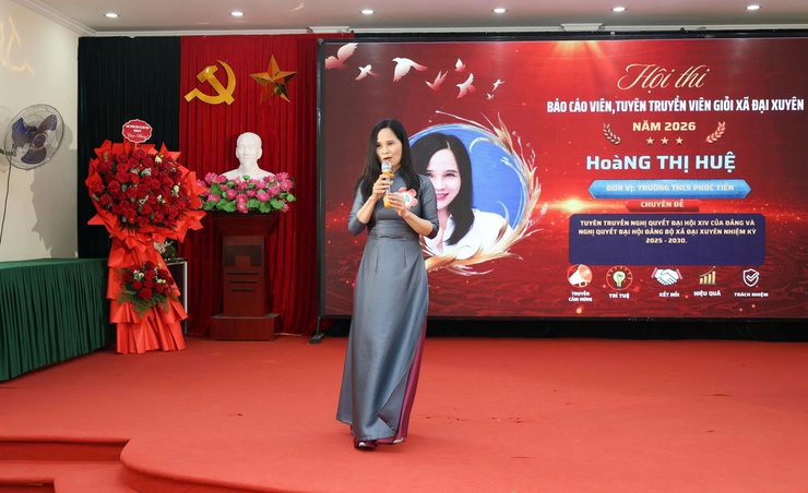 Xã Đại Xuyên: Sôi nổi Hội thi Báo cáo viên, tuyên truyền viên giỏi năm 2026- Ảnh 8.