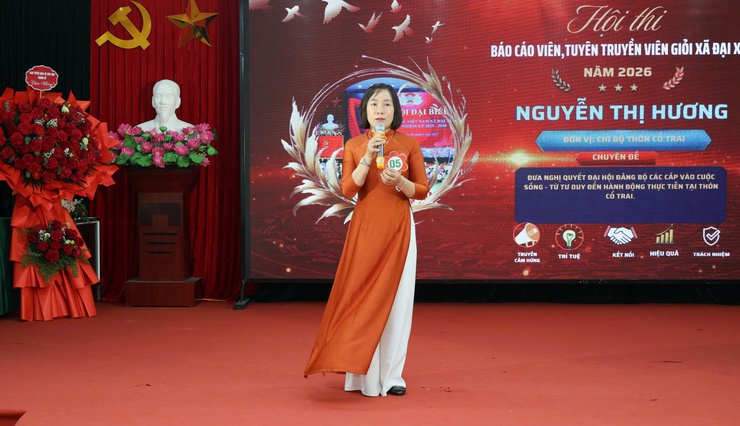 Xã Đại Xuyên: Sôi nổi Hội thi Báo cáo viên, tuyên truyền viên giỏi năm 2026- Ảnh 9.