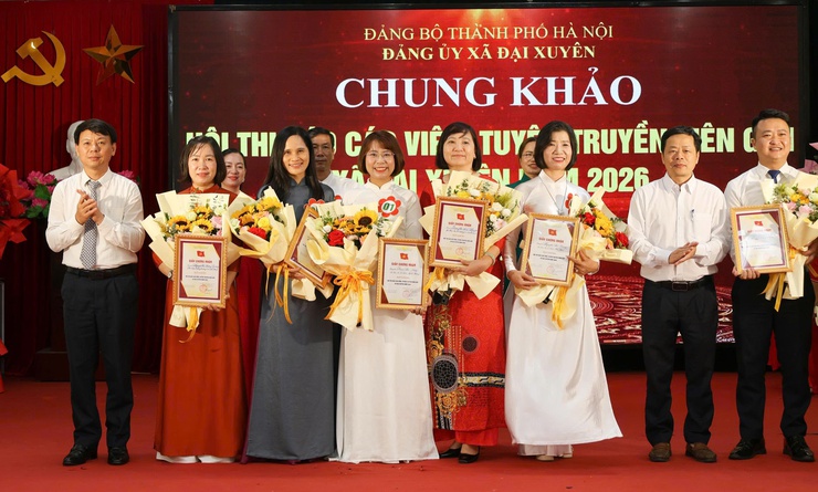 Xã Đại Xuyên: Sôi nổi Hội thi Báo cáo viên, tuyên truyền viên giỏi năm 2026- Ảnh 17.