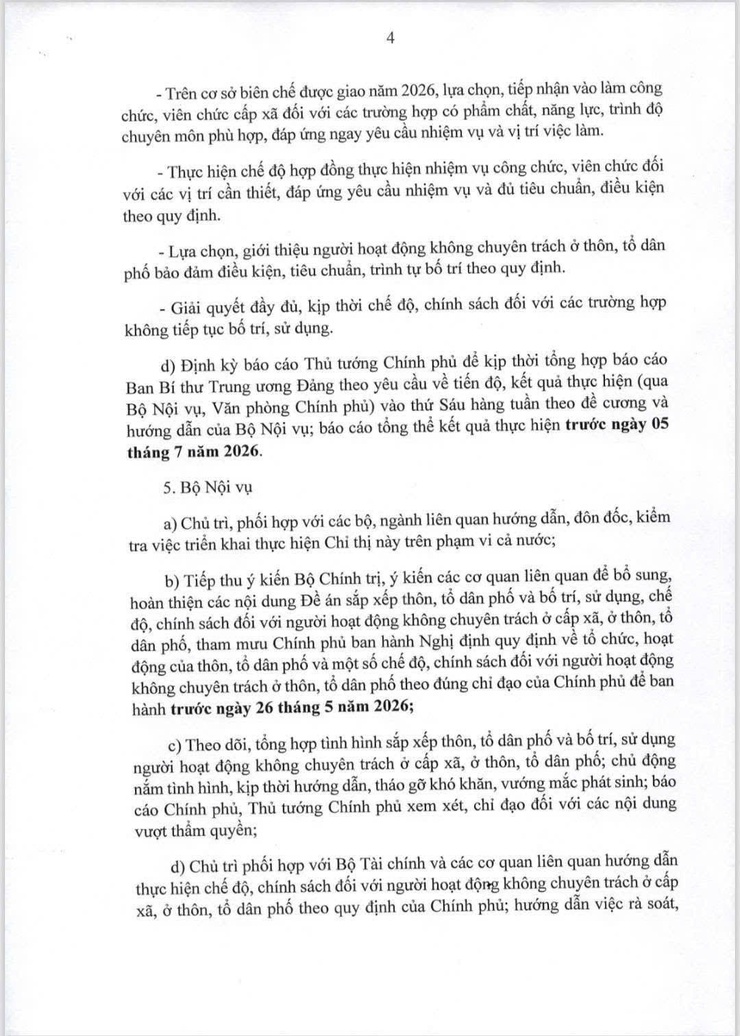HOÀN THÀNH PHƯƠNG ÁN TỔNG THỂ SẮP XẾP LẠI THÔN, TỔ DÂN PHỐ TRƯỚC 10/6- Ảnh 4.