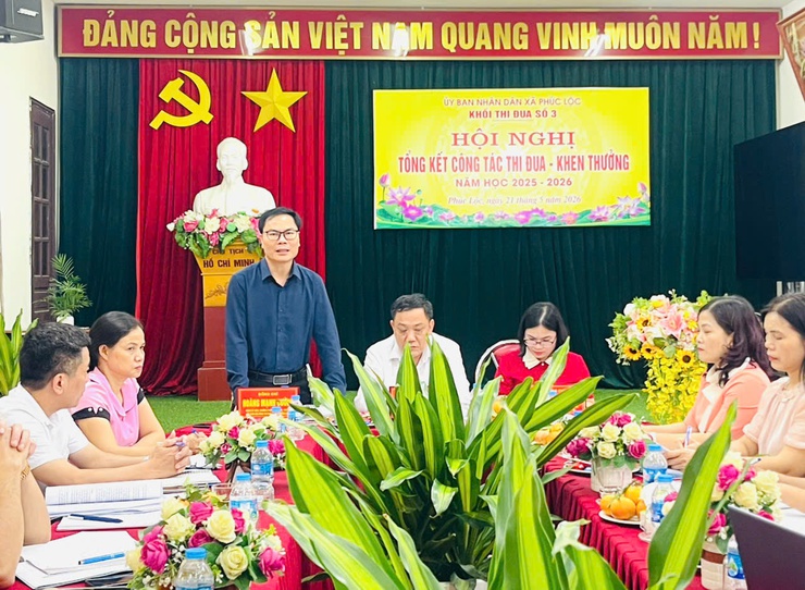 Khối thi đua số 03 tổ chức Hội nghị tổng kết công tác thi đua, khen thưởng năm học 2025 – 2026- Ảnh 4.