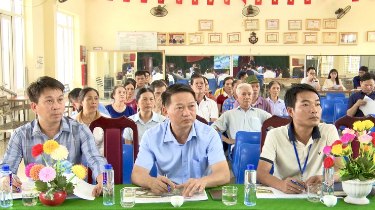 XÃ THƯ LÂM TỔ CHỨC HỘI NGHỊ LẤY Ý KIẾN CỘNG ĐỒNG DÂN CƯ VỀ ĐỒ ÁN ĐIỀU CHỈNH CỤC BỘ QUY HOẠCH KHU NHÀ Ở XÃ HỘI THƯ LÂM- Ảnh 2.