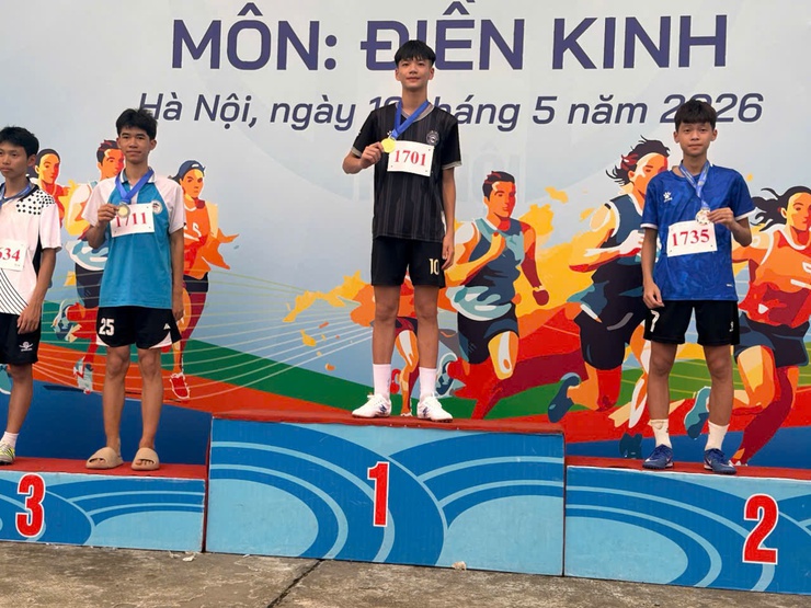 Xã Thượng Phúc đạt nhiều thành tích tại Giải thể thao học sinh phổ thông Thành phố Hà Nội năm học 2025-2026- Ảnh 2.