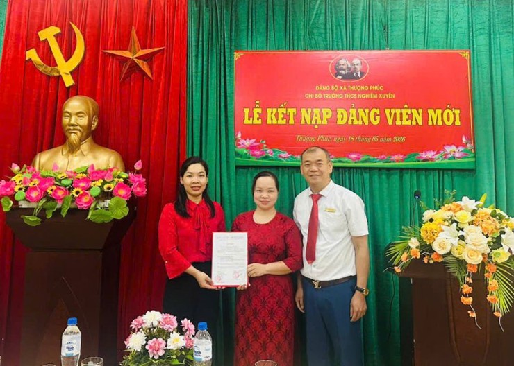 Xã Thượng Phúc Tăng cường xây dựng Đảng từ công tác phát triển đảng viên mới- Ảnh 2.