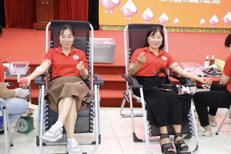 XÃ BA VÌ LAN TỎA TINH THẦN NHÂN ÁI QUA NGÀY HỘI HIẾN MÁU TÌNH NGUYỆN NĂM 2026- Ảnh 4.
