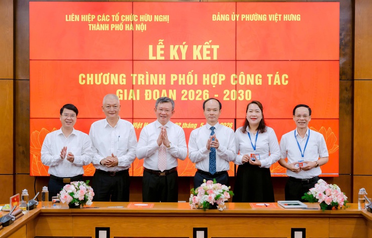 Liên hiệp các tổ chức hữu nghị thành phố Hà Nội phối hợp Đảng ủy phường Việt Hưng thúc đẩy đối ngoại nhân dân- Ảnh 5.