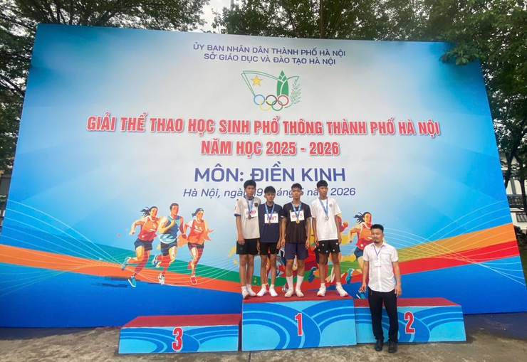 Nam Phù khẳng định dấu ấn tại Giải thể thao học sinh phổ thông thành phố Hà Nội- Ảnh 4.