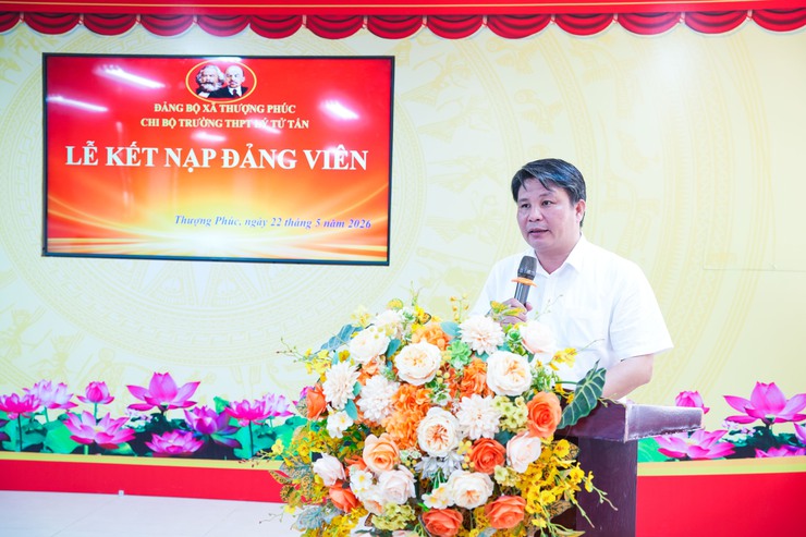 Chi bộ Trường THPT Lý Tử Tấn chú trọng phát triển Đảng trong giáo viên, học sinh - Ảnh 5.