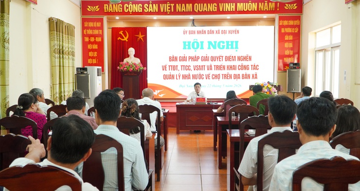 Đại Xuyên tập trung xử lý “5 điểm nghẽn” về trật tự đô thị, vệ sinh môi trường và quản lý chợ dân sinh- Ảnh 1.