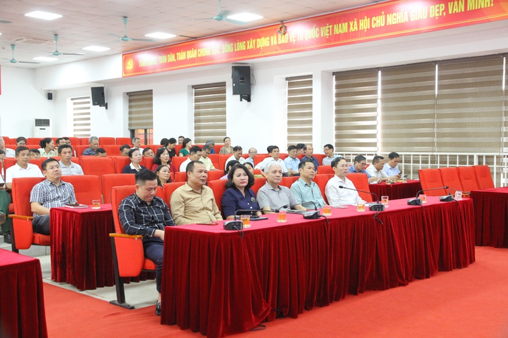 UBND phường Xuân Phương tổ chức Hội nghị lấy ý kiến về Đồ án điều chỉnh cục bộ quy hoạch chi tiết khu đô thị sinh thái Xuân Phương tỷ lệ 1/500- Ảnh 1.