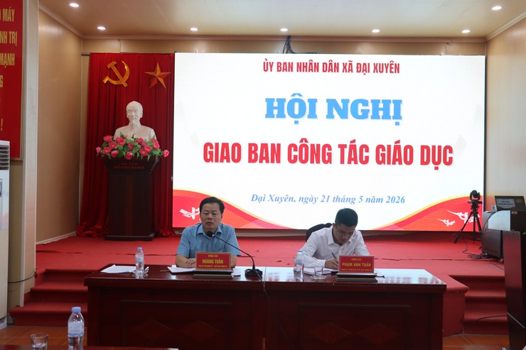 UBND xã Đại Xuyên giao ban công tác giáo dục học kỳ II năm học 2025 – 2026- Ảnh 1.