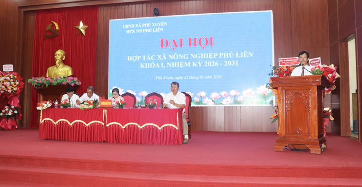 XÃ PHÚ XUYÊN ĐẠI HỘI HỢP TÁC XÃ NÔNG NGHIỆP PHÚ LIÊN KHÓA I NHIỆM KỲ 2026 – 2031- Ảnh 8.