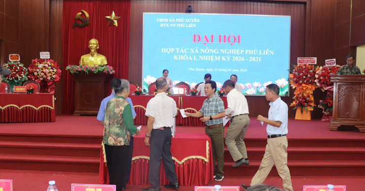 XÃ PHÚ XUYÊN ĐẠI HỘI HỢP TÁC XÃ NÔNG NGHIỆP PHÚ LIÊN KHÓA I NHIỆM KỲ 2026 – 2031- Ảnh 12.