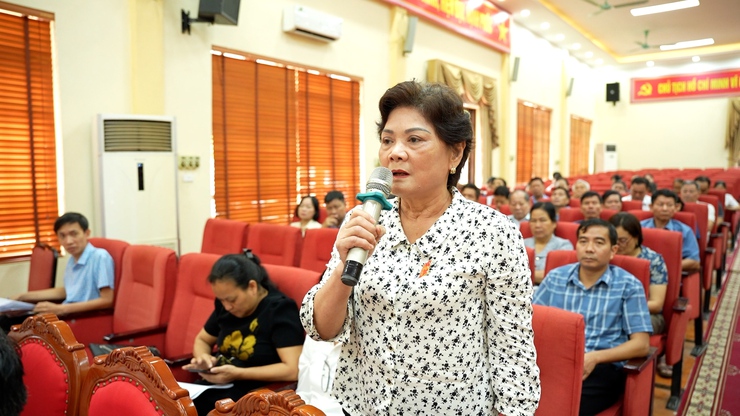 Thường trực HĐND xã Dương Hoà tổ chức phiên họp giải trình về tiến độ giải ngân vốn đầu tư công trên địa bàn xã- Ảnh 8.