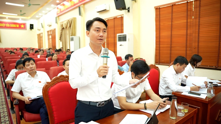 Thường trực HĐND xã Dương Hoà tổ chức phiên họp giải trình về tiến độ giải ngân vốn đầu tư công trên địa bàn xã- Ảnh 10.