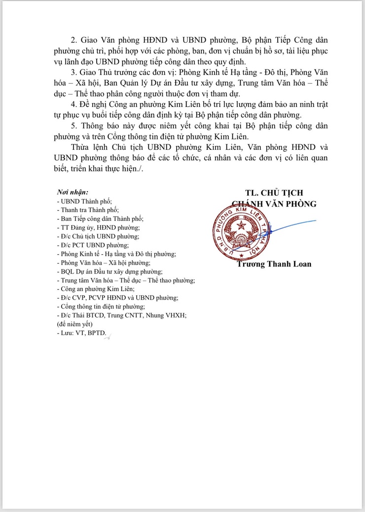 Thông báo Lịch tiếp công dân tháng 6/2026- Ảnh 2.