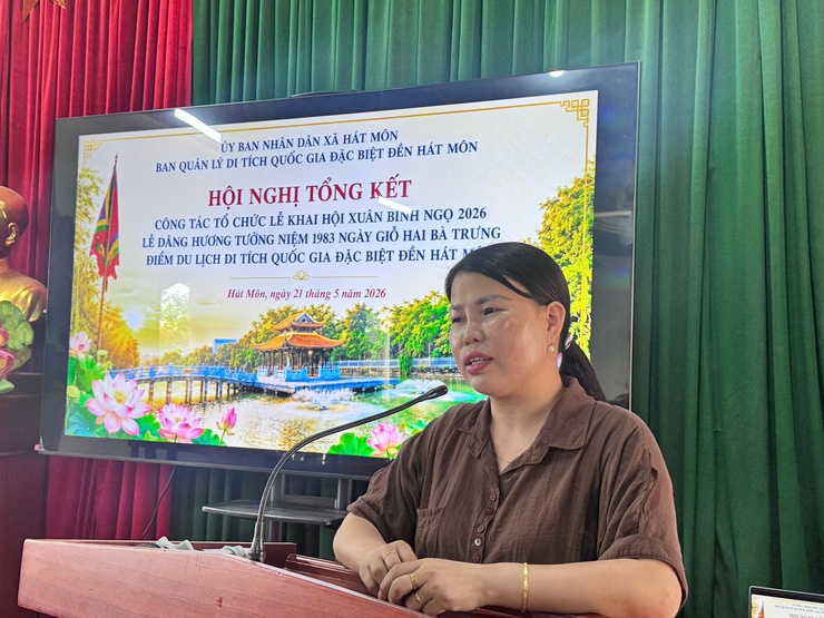 Hội nghị tổng kết Lễ khai hội xuân Bính Ngọ năm 2026 và Lễ dâng hương tưởng niệm 1983 năm Ngày giỗ Hai Bà Trưng (43 – 2026)- Ảnh 4.