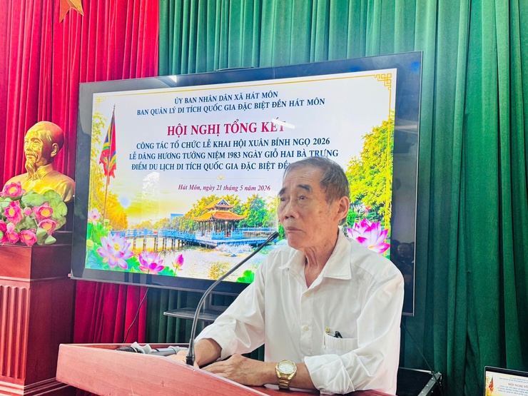 Hội nghị tổng kết Lễ khai hội xuân Bính Ngọ năm 2026 và Lễ dâng hương tưởng niệm 1983 năm Ngày giỗ Hai Bà Trưng (43 – 2026)- Ảnh 5.